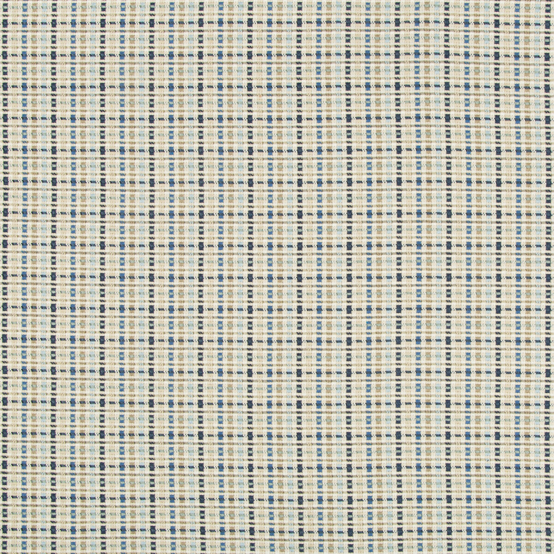 Marollen Texture fabric in blue/tan color - pattern 8019121.516.0 - by Brunschwig &amp; Fils in the Alsace Weaves collection