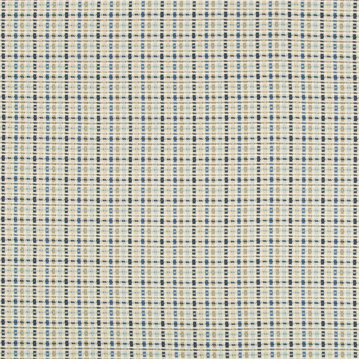Marollen Texture fabric in blue/tan color - pattern 8019121.516.0 - by Brunschwig & Fils in the Alsace Weaves collection
