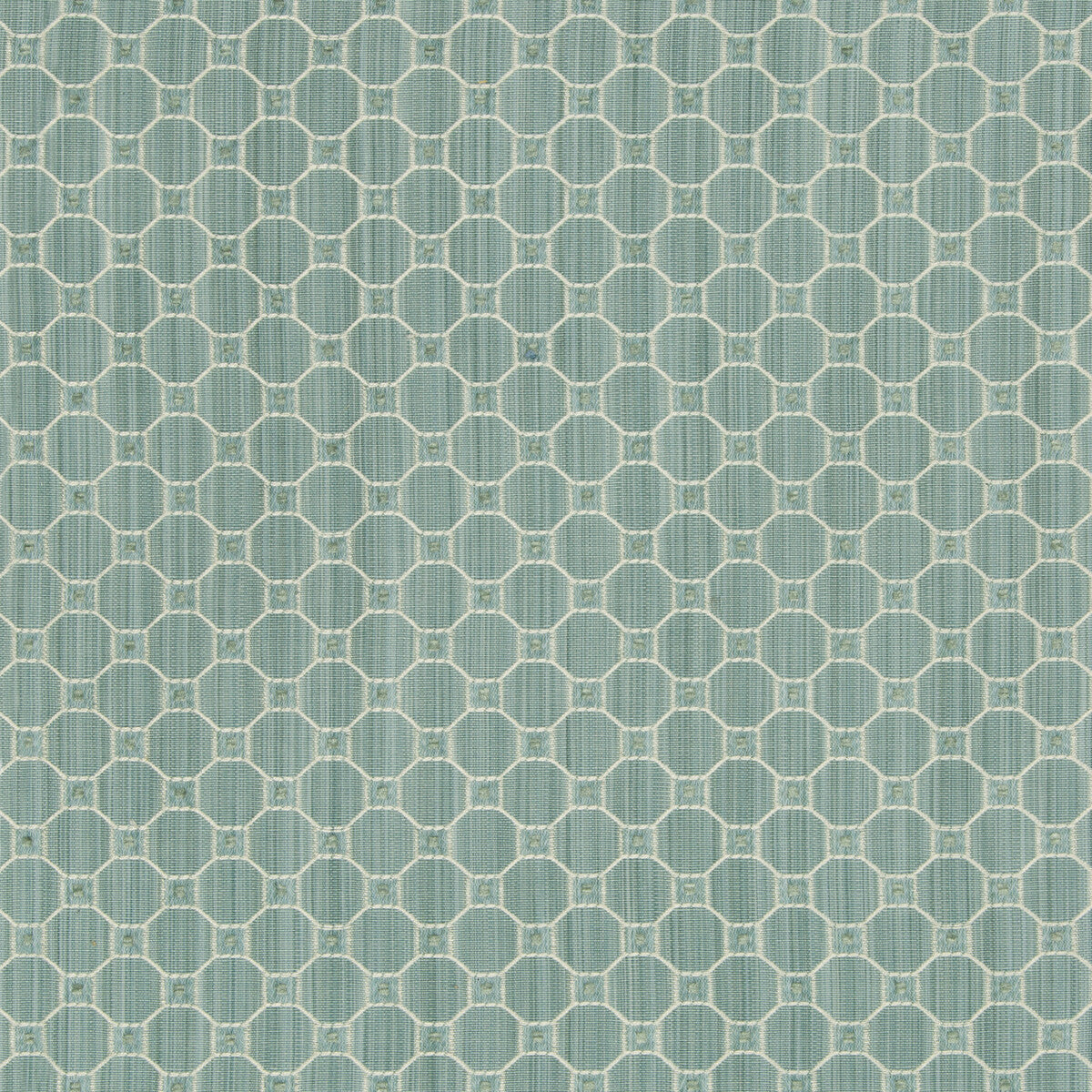 Tanneurs Woven fabric in aqua color - pattern 8019123.113.0 - by Brunschwig & Fils in the Alsace Weaves collection