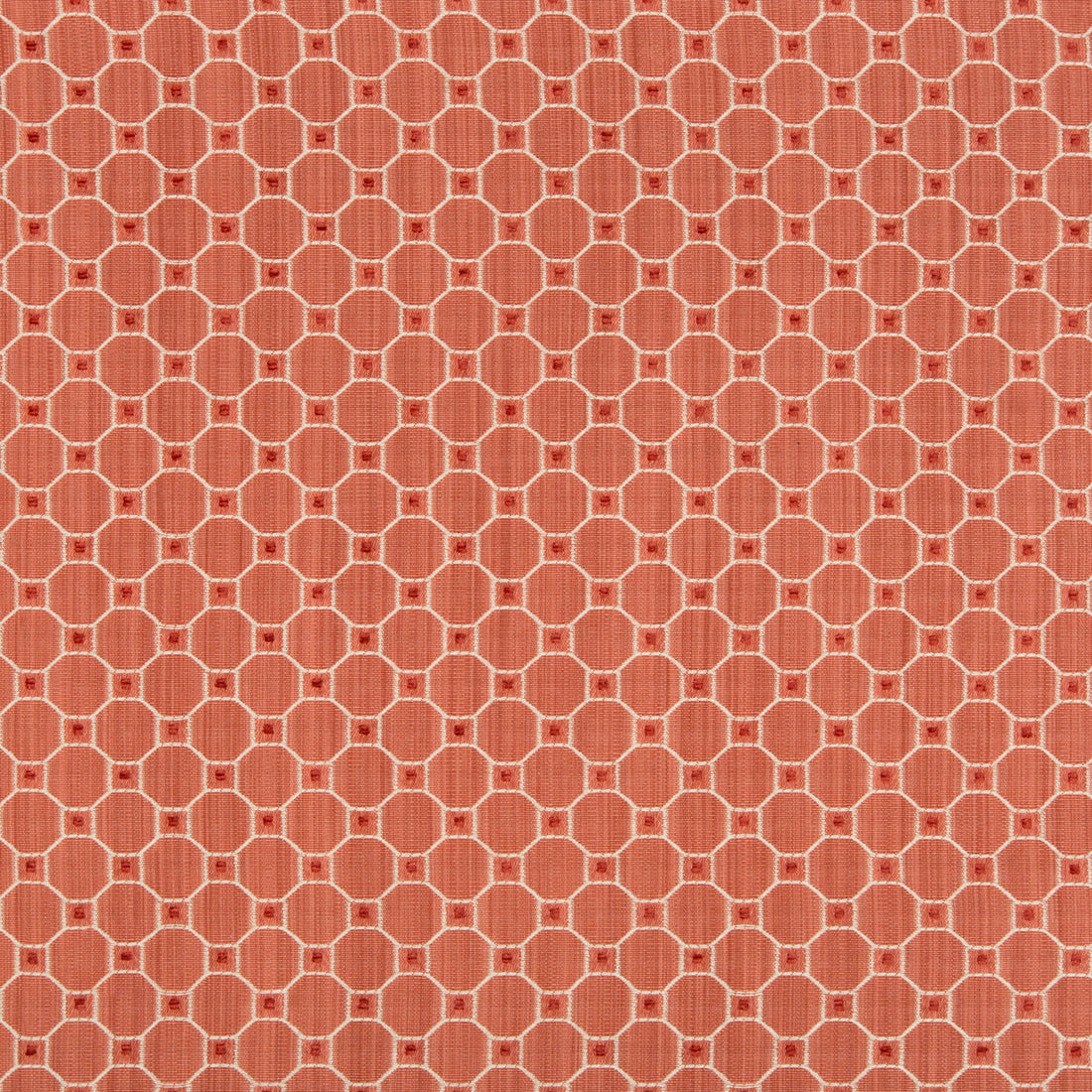 Tanneurs Woven fabric in coral color - pattern 8019123.197.0 - by Brunschwig &amp; Fils in the Alsace Weaves collection