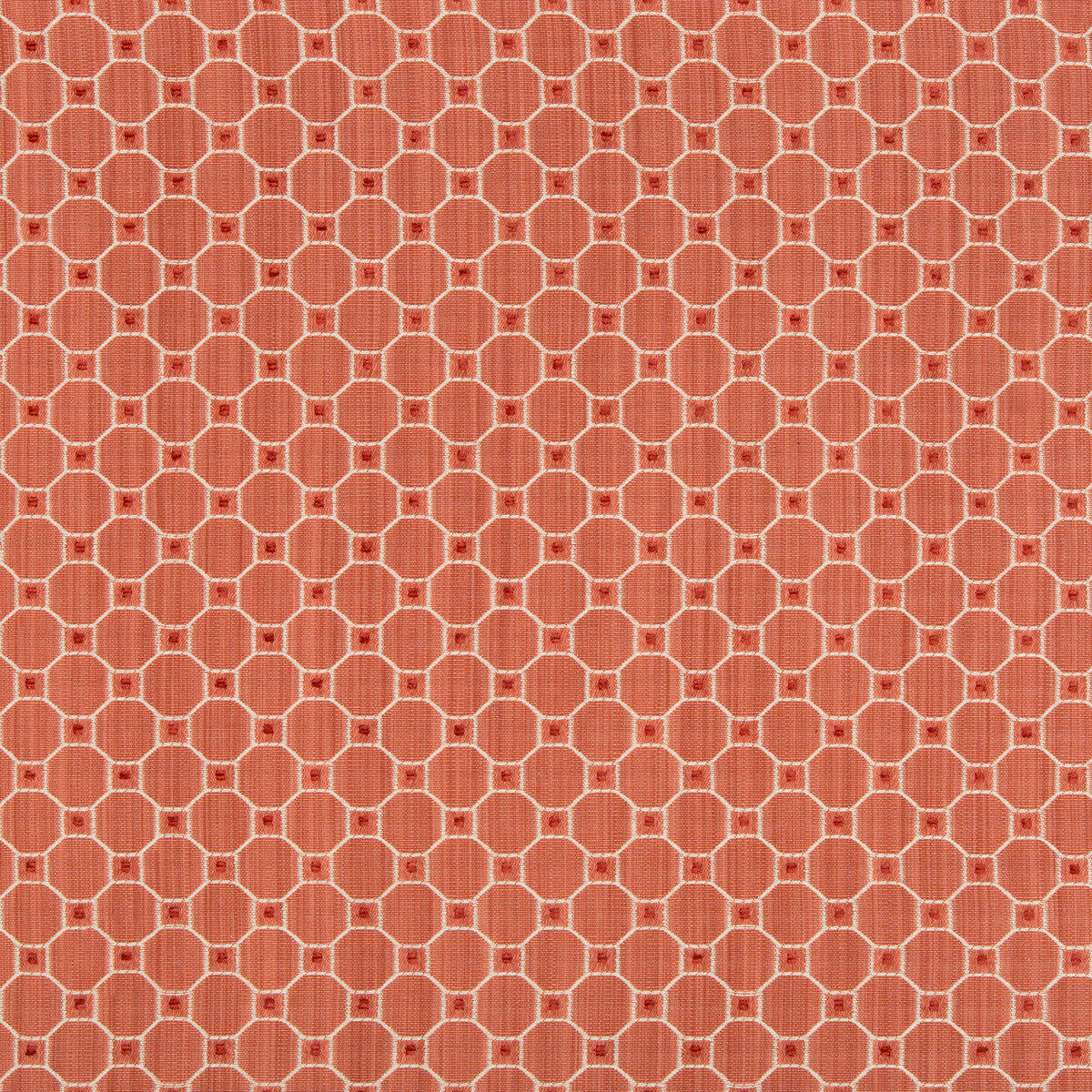 Tanneurs Woven fabric in coral color - pattern 8019123.197.0 - by Brunschwig & Fils in the Alsace Weaves collection