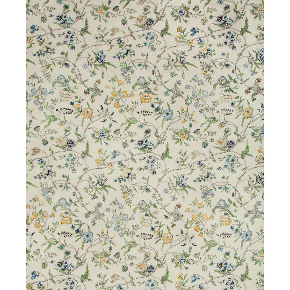 Menars II fabric in marine color - pattern 8019127.534.0 - by Brunschwig & Fils in the Folio Francais collection