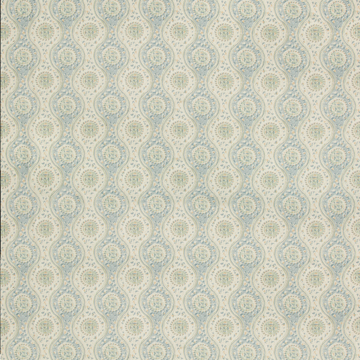 Nadari Print fabric in sky/aqua color - pattern 8019129.135.0 - by Brunschwig & Fils in the Folio Francais collection