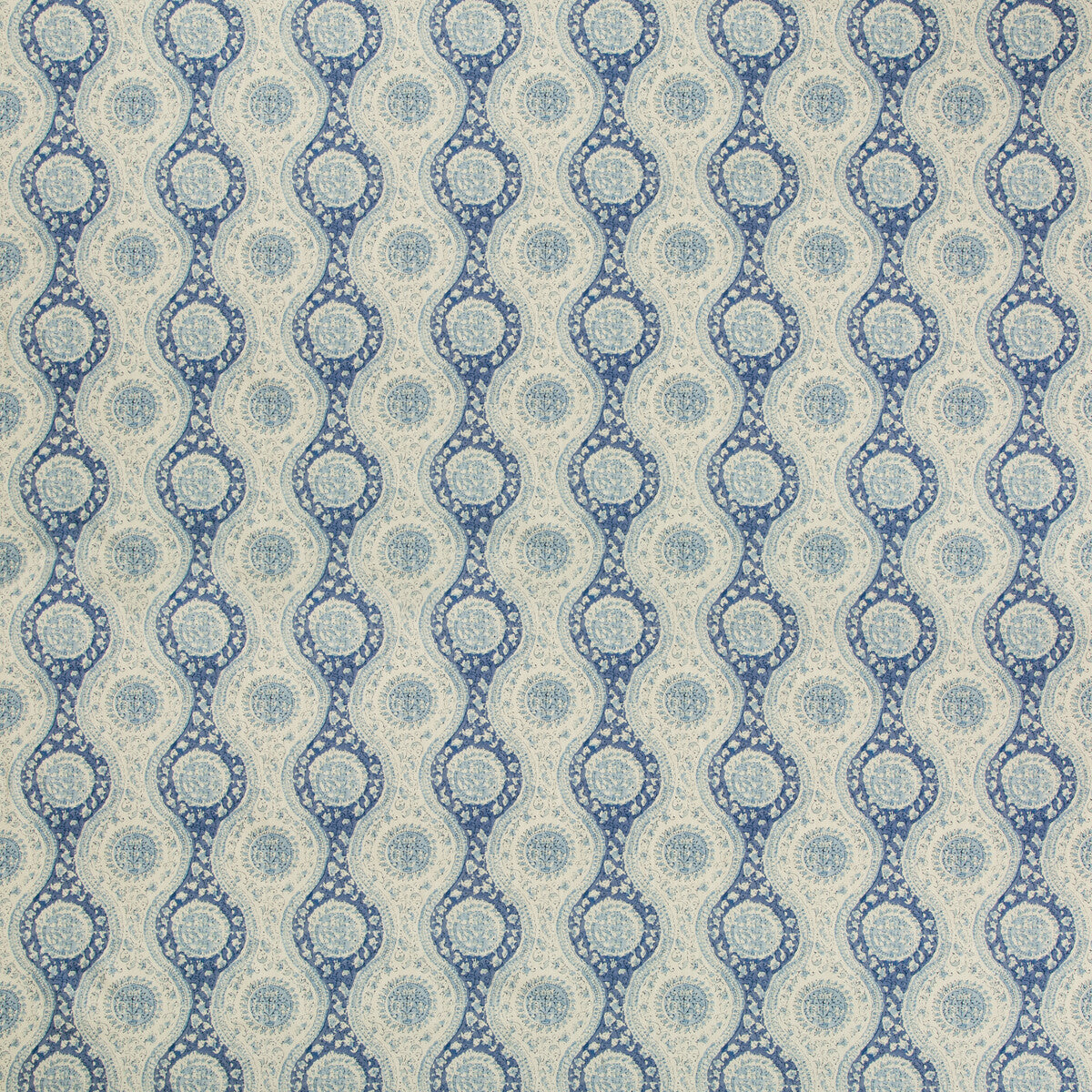 Nadari Print fabric in blue color - pattern 8019129.515.0 - by Brunschwig & Fils in the Folio Francais collection
