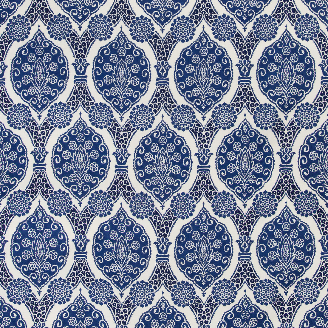 Sufera Print fabric in indigo color - pattern 8020103.50.0 - by Brunschwig &amp; Fils in the Grand Bazaar collection