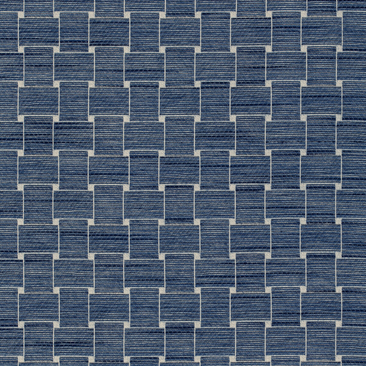 Beaumois Woven fabric in navy color - pattern 8020108.50.0 - by Brunschwig & Fils in the Granville Weaves collection