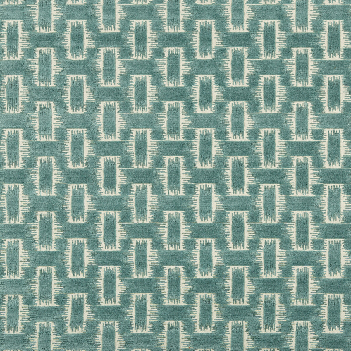 Chambord Velvet fabric in aqua color - pattern 8020116.13.0 - by Brunschwig & Fils in the Chaumont Velvets collection