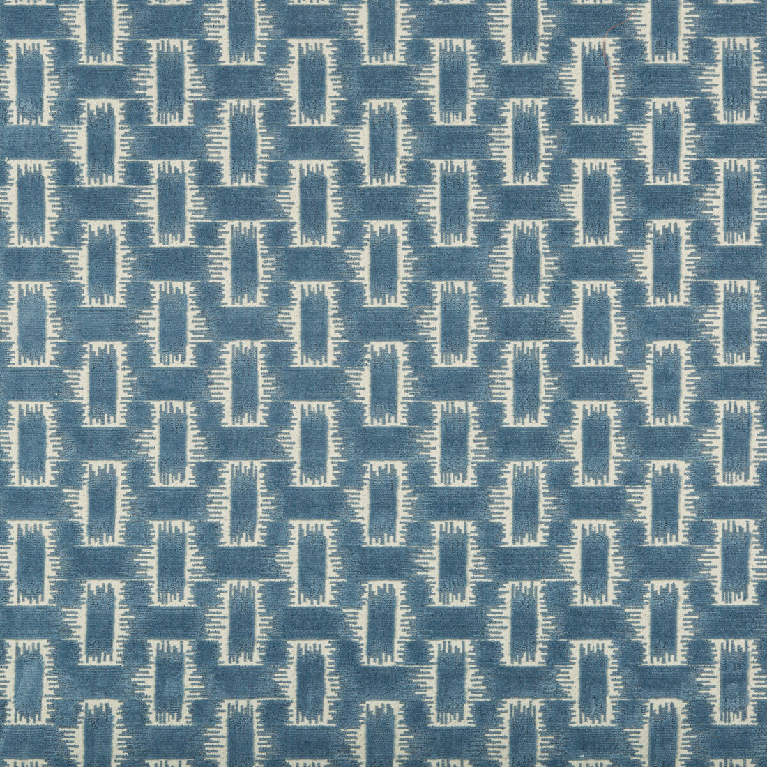 Chambord Velvet fabric in sky blue color - pattern 8020116.15.0 - by Brunschwig &amp; Fils in the Chaumont Velvets collection