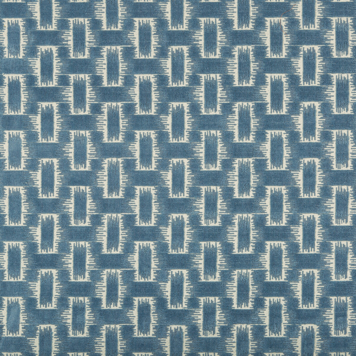 Chambord Velvet fabric in sky blue color - pattern 8020116.15.0 - by Brunschwig & Fils in the Chaumont Velvets collection