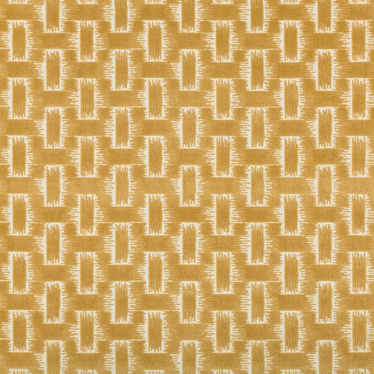 Chambord Velvet fabric in gold color - pattern 8020116.4.0 - by Brunschwig & Fils in the Chaumont Velvets collection