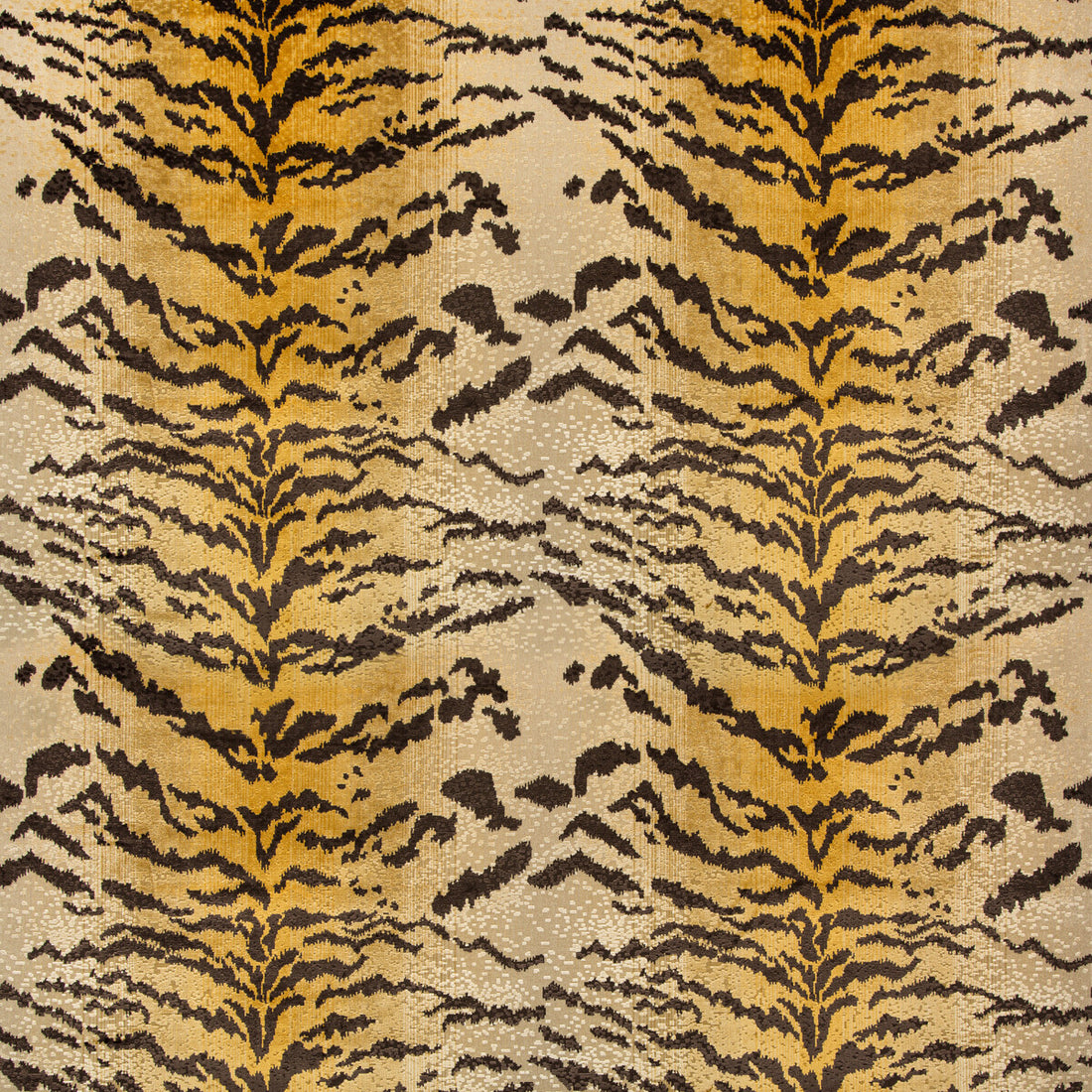 Le Tigre Velvet fabric in cognac color - pattern 8020118.46.0 - by Brunschwig &amp; Fils in the Chaumont Velvets collection
