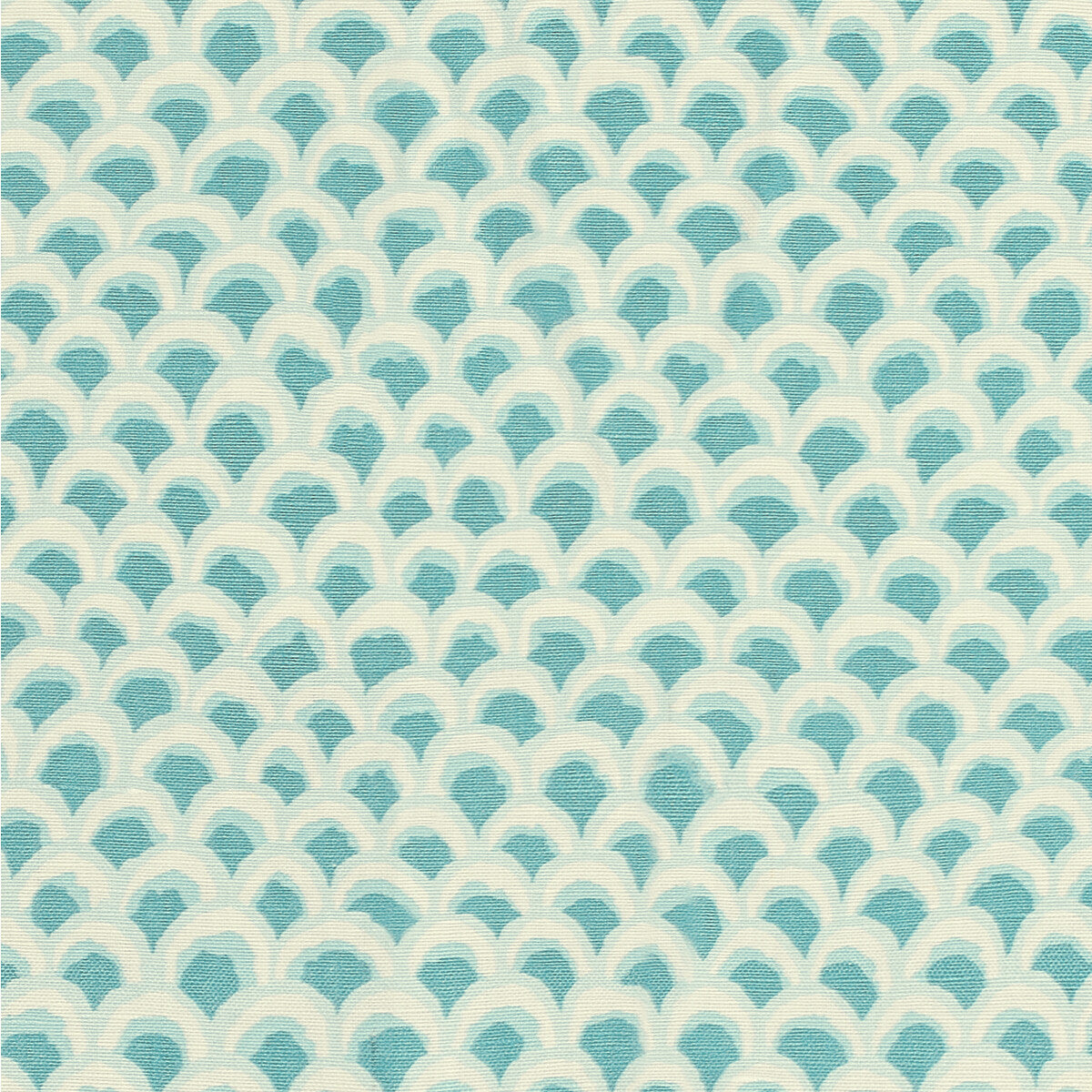 Pave II Print fabric in aqua color - pattern 8020126.113.0 - by Brunschwig & Fils in the Louverne collection