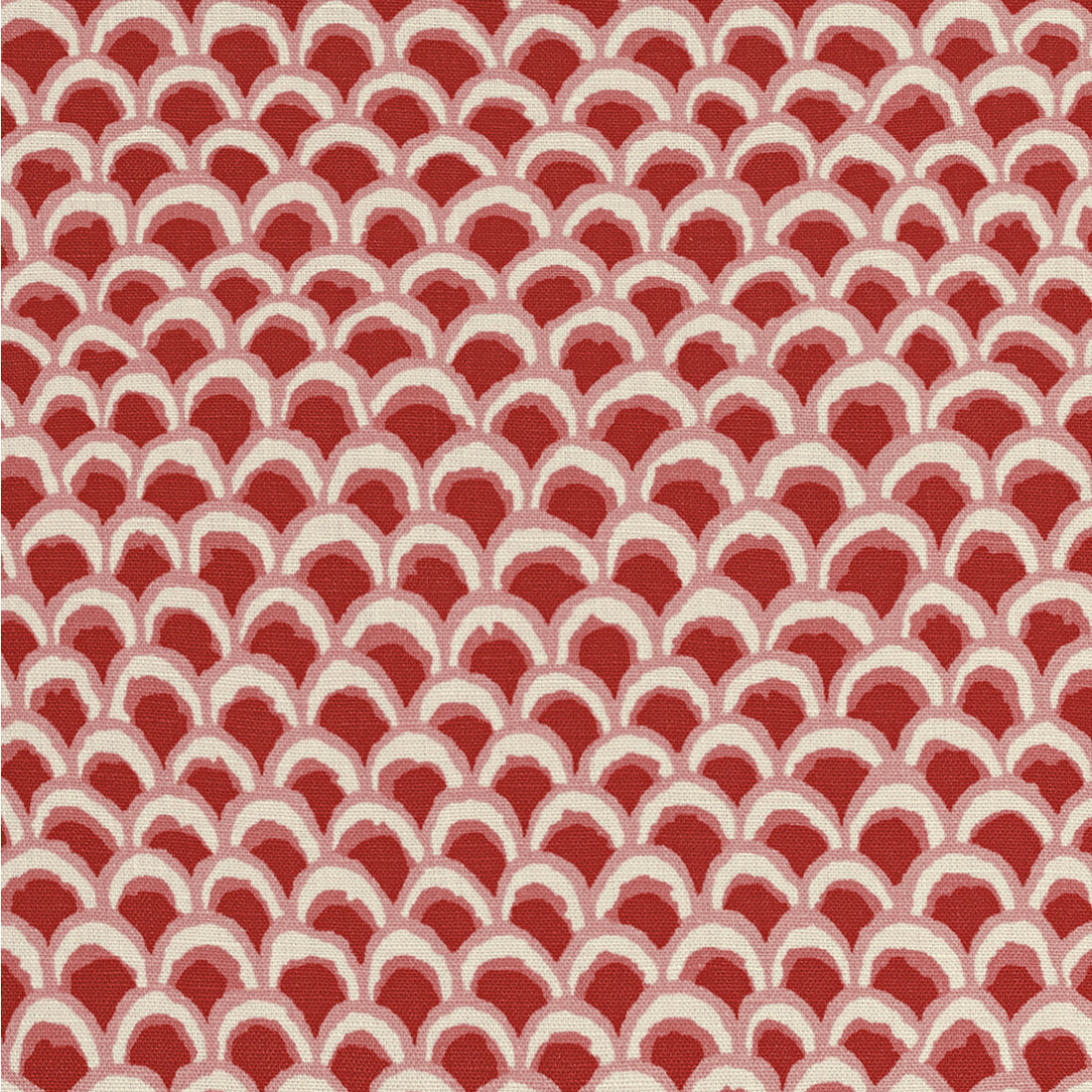 Pave II Print fabric in red color - pattern 8020126.19.0 - by Brunschwig &amp; Fils in the Louverne collection
