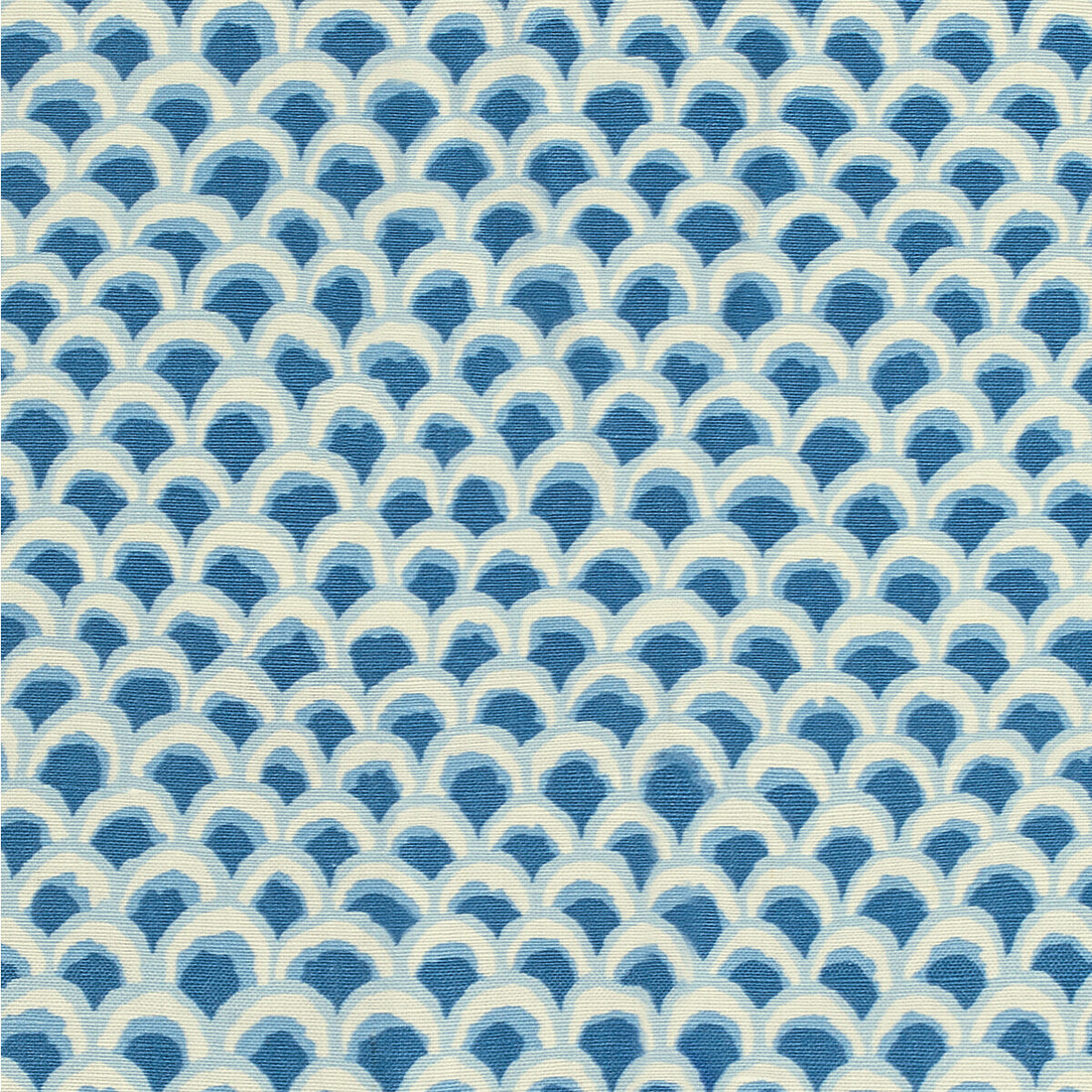 Pave II Print fabric in blue color - pattern 8020126.5.0 - by Brunschwig &amp; Fils in the Louverne collection