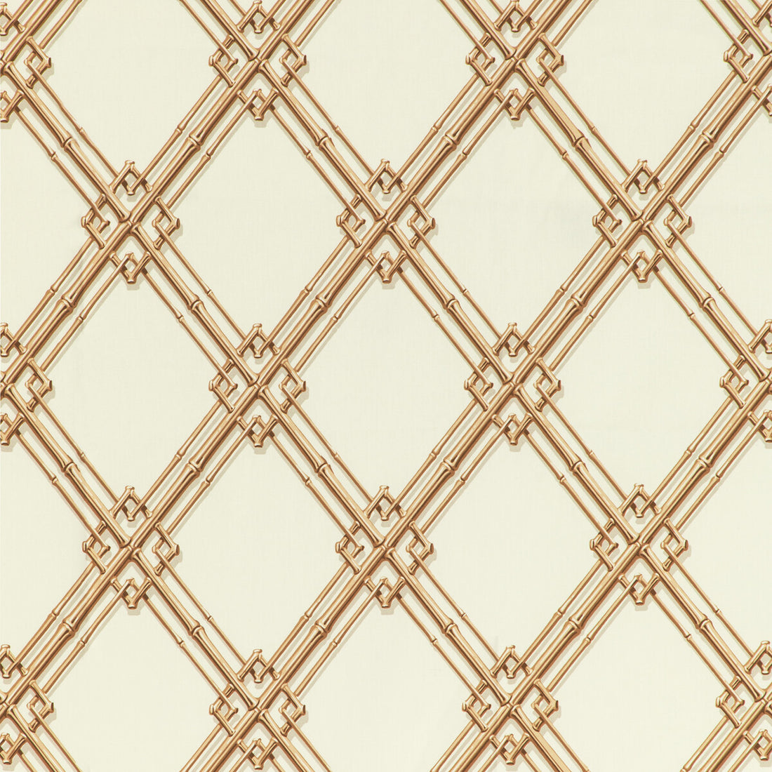 Le Bambou Print fabric in gold color - pattern 8020127.4.0 - by Brunschwig &amp; Fils in the Louverne collection