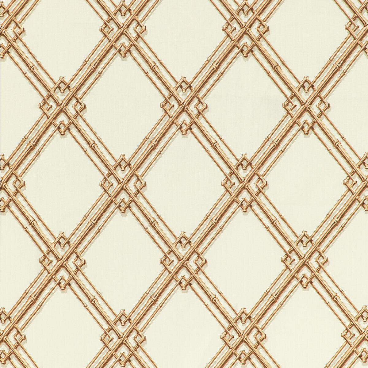 Le Bambou Print fabric in gold color - pattern 8020127.4.0 - by Brunschwig & Fils in the Louverne collection