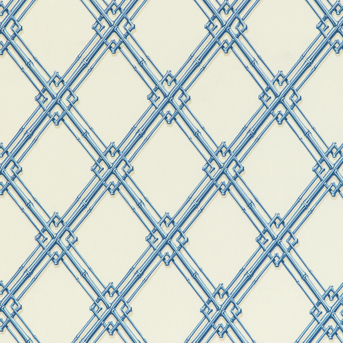 Le Bambou Print fabric in blue color - pattern 8020127.5.0 - by Brunschwig & Fils in the Louverne collection