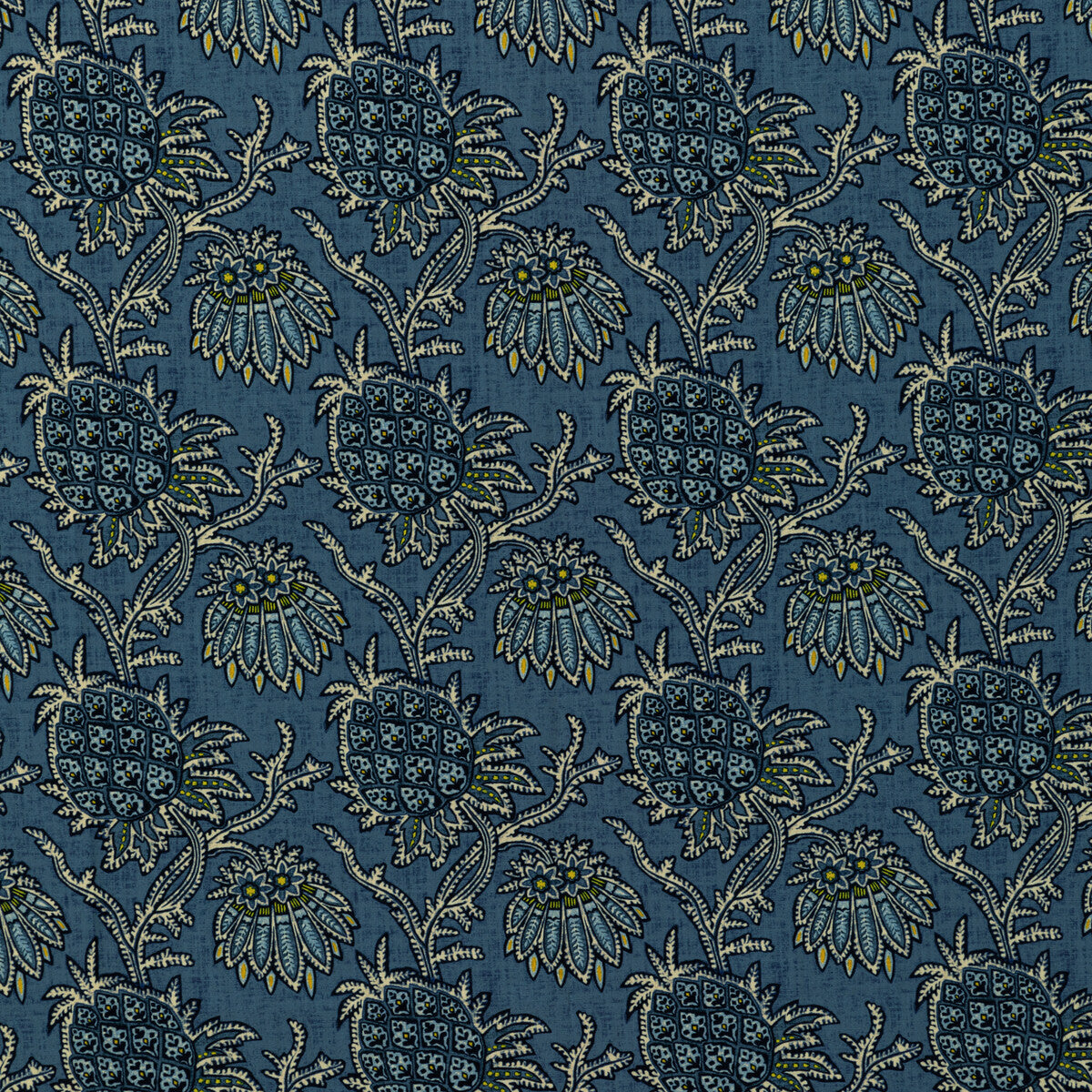 Brassac Print fabric in indigo color - pattern 8020129.55.0 - by Brunschwig & Fils in the En Vacances II collection