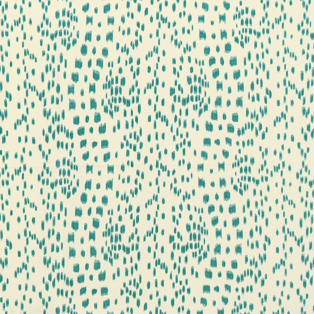 Les Touches II fabric in teal color - pattern 8020131.13.0 - by Brunschwig &amp; Fils in the En Vacances II collection