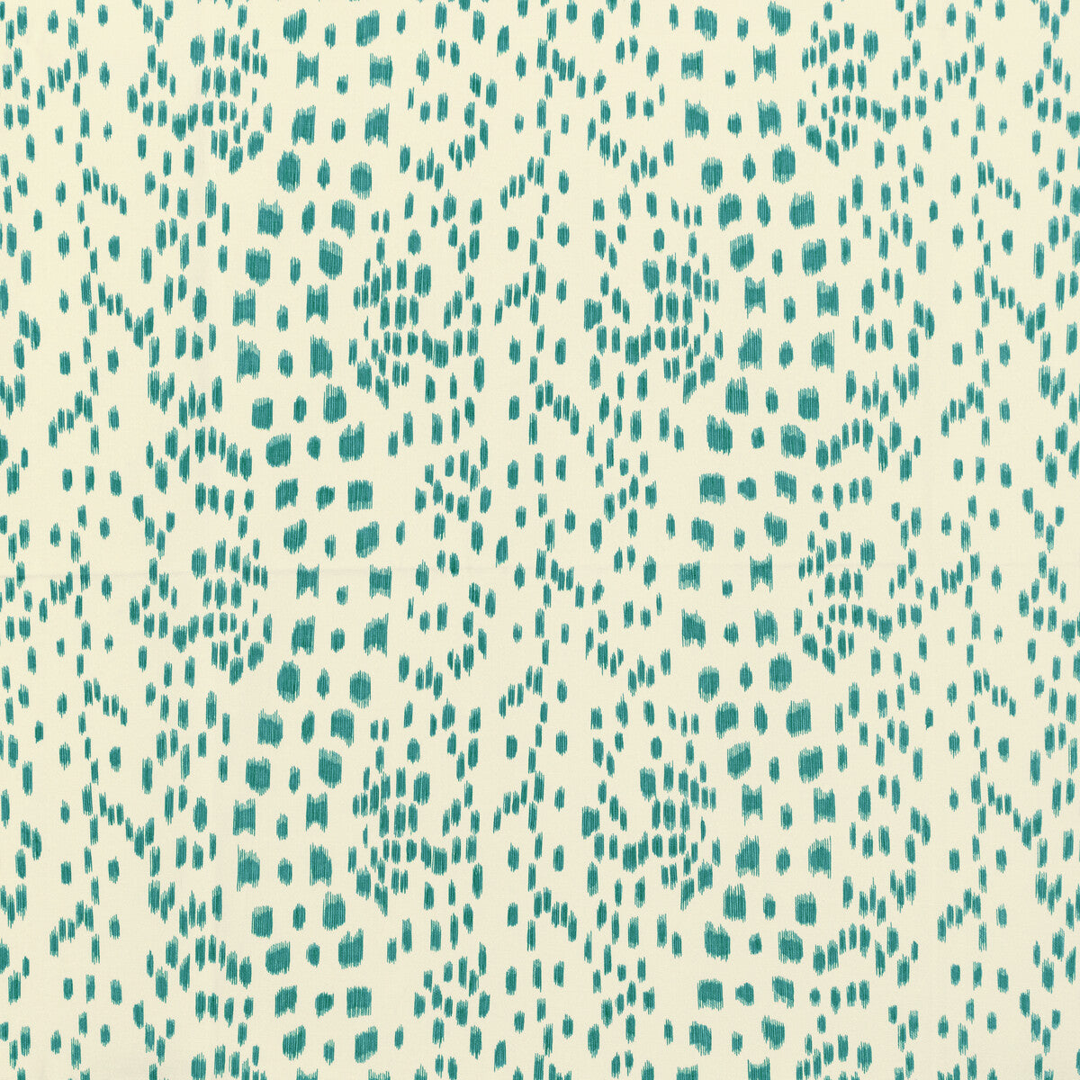 Les Touches II fabric in teal color - pattern 8020131.13.0 - by Brunschwig & Fils in the En Vacances II collection