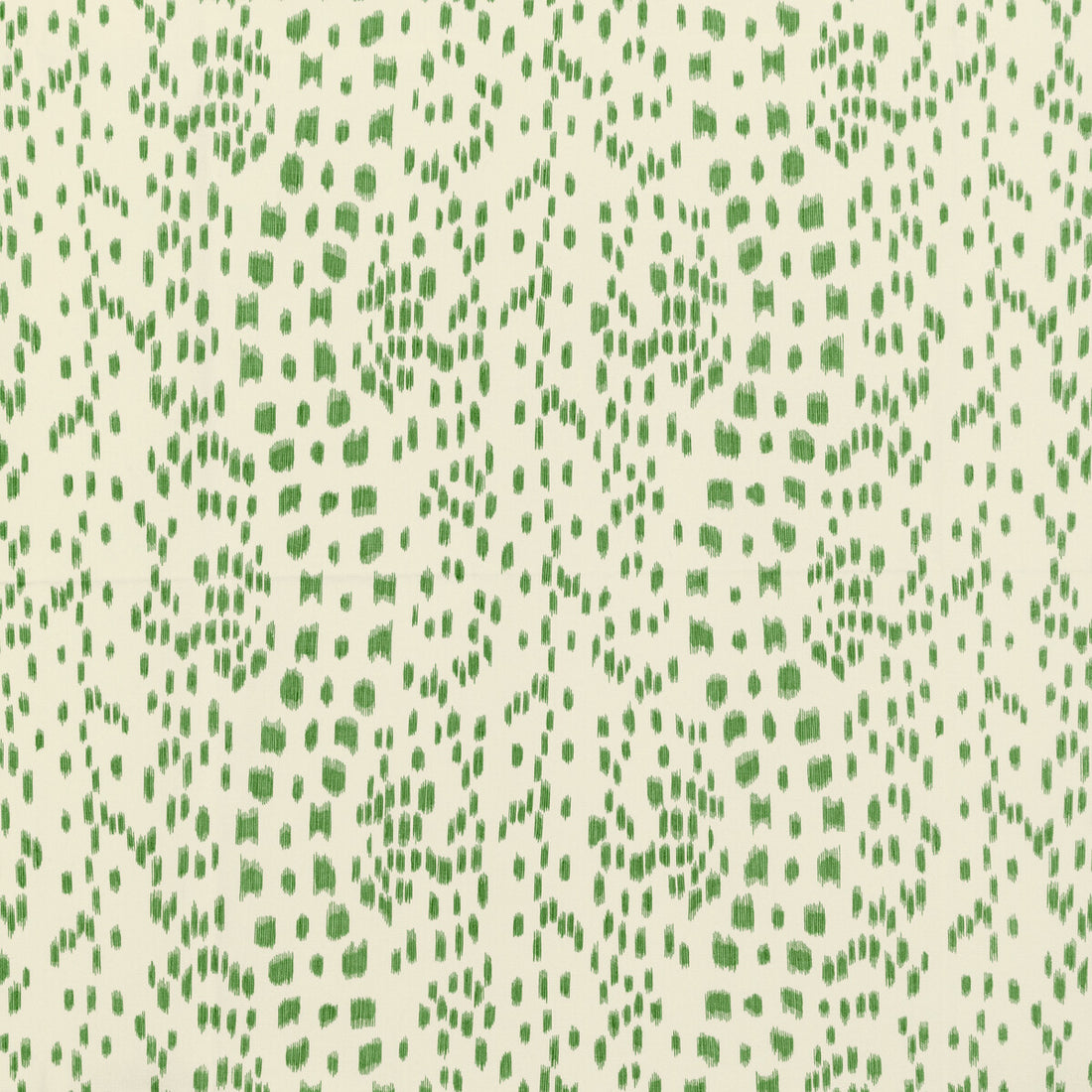 Les Touches II fabric in green color - pattern 8020131.3.0 - by Brunschwig &amp; Fils in the En Vacances II collection
