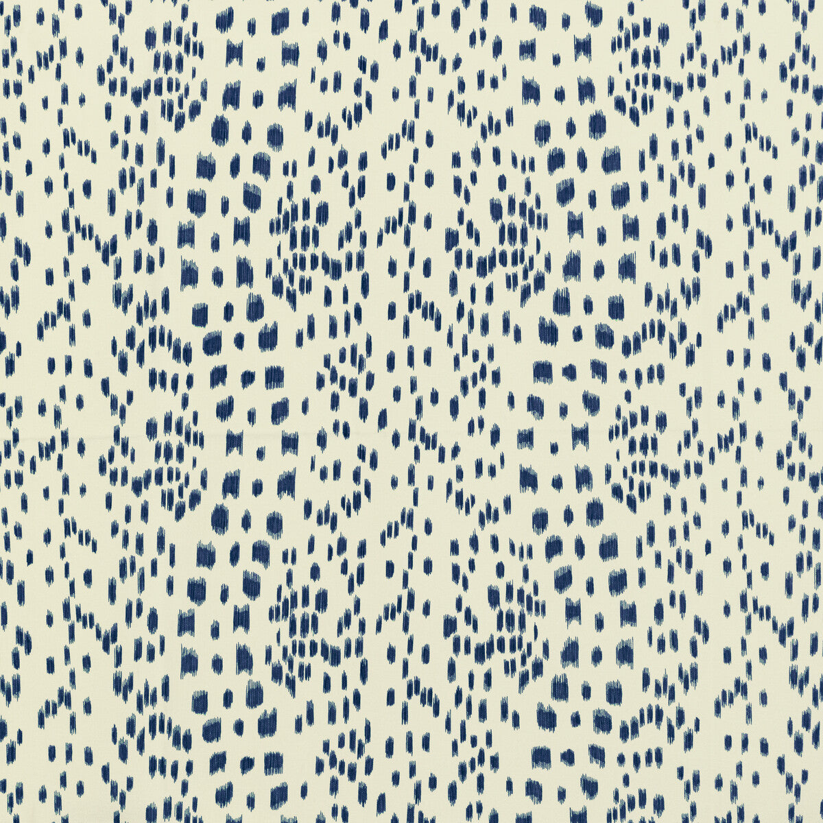 Les Touches II fabric in navy color - pattern 8020131.50.0 - by Brunschwig &amp; Fils in the En Vacances II collection