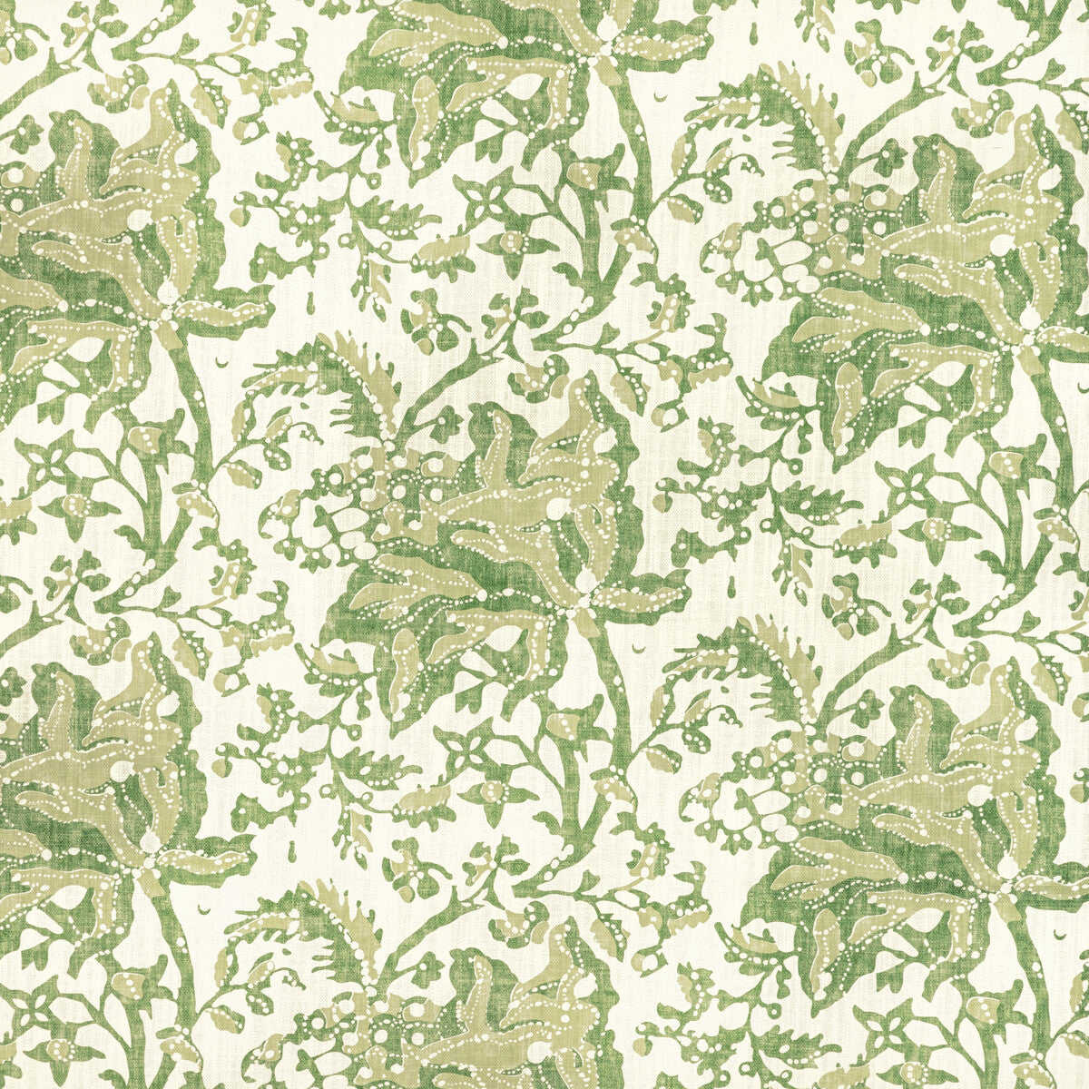 Weymouth Print fabric in leaf color - pattern 8022102.33.0 - by Brunschwig & Fils in the Manoir collection