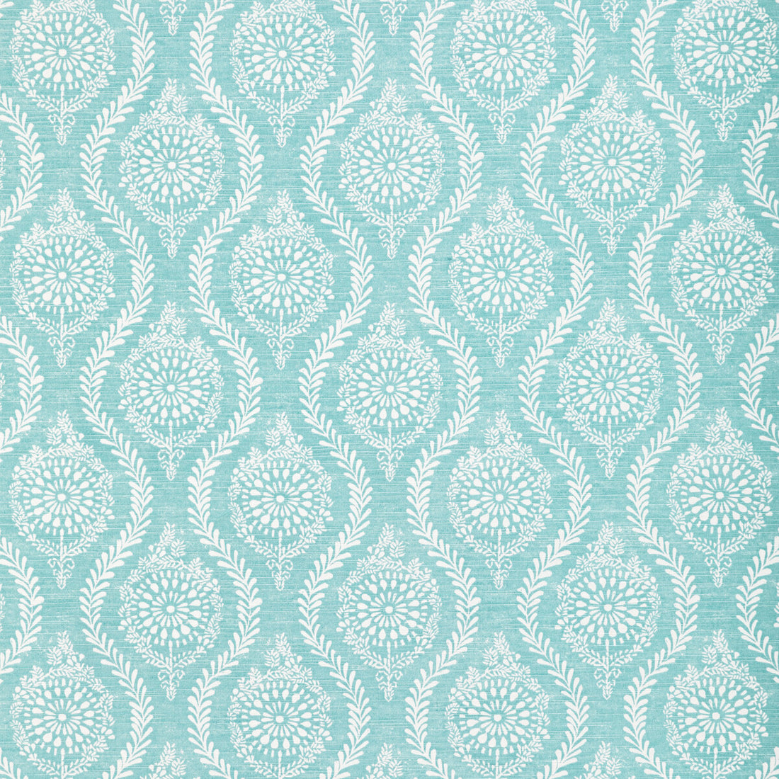 Marindol Print fabric in aqua color - pattern 8022105.13.0 - by Brunschwig &amp; Fils in the Manoir collection