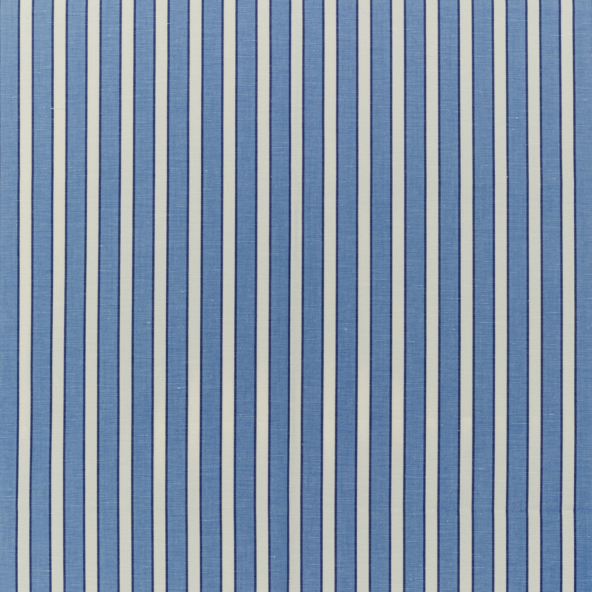 Rouen Stripe fabric in blue color - pattern 8022117.155.0 - by Brunschwig & Fils in the Normant Checks And Stripes II collection
