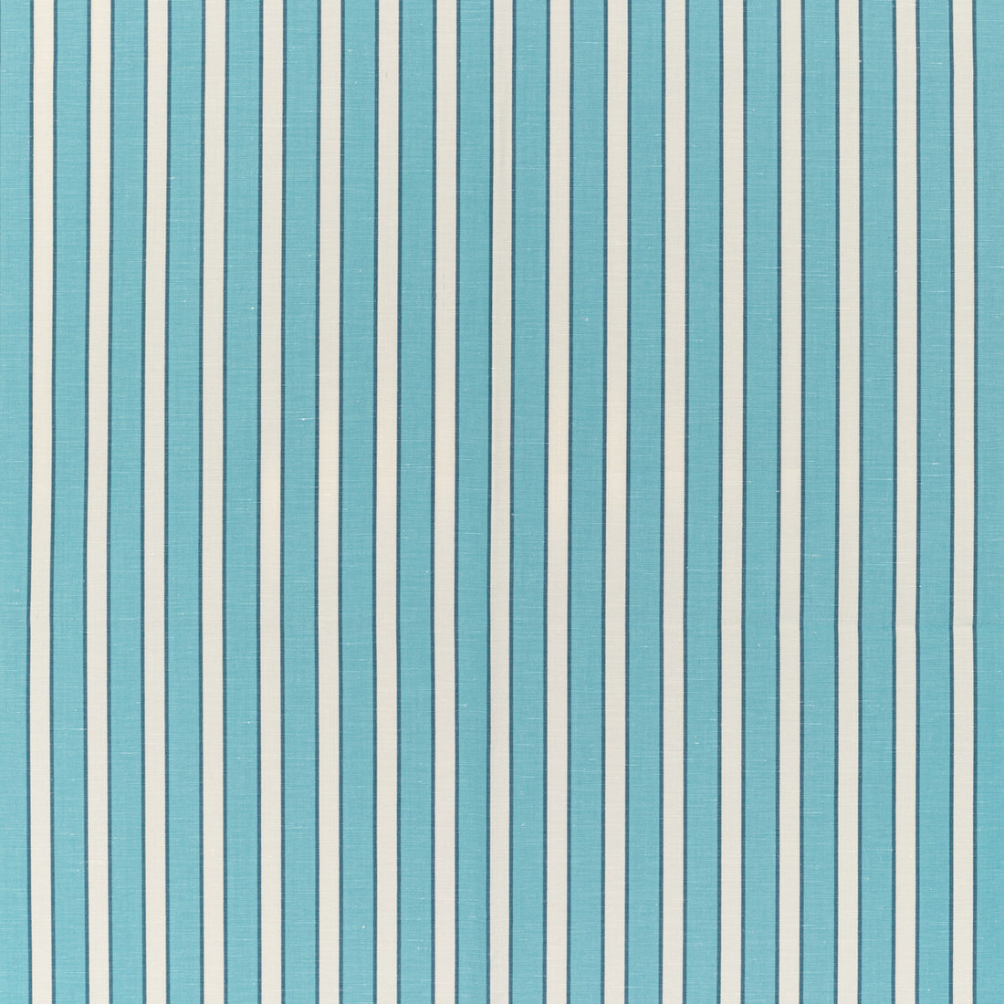 Rouen Stripe fabric in aqua color - pattern 8022117.535.0 - by Brunschwig &amp; Fils in the Normant Checks And Stripes II collection