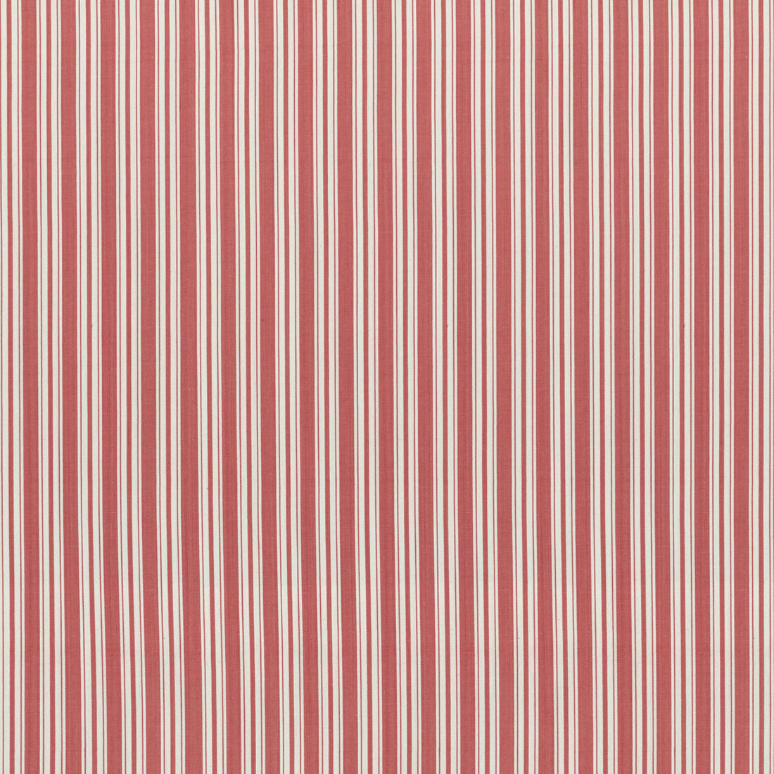 Selune Stripe fabric in red color - pattern 8022118.19.0 - by Brunschwig &amp; Fils in the Normant Checks And Stripes II collection