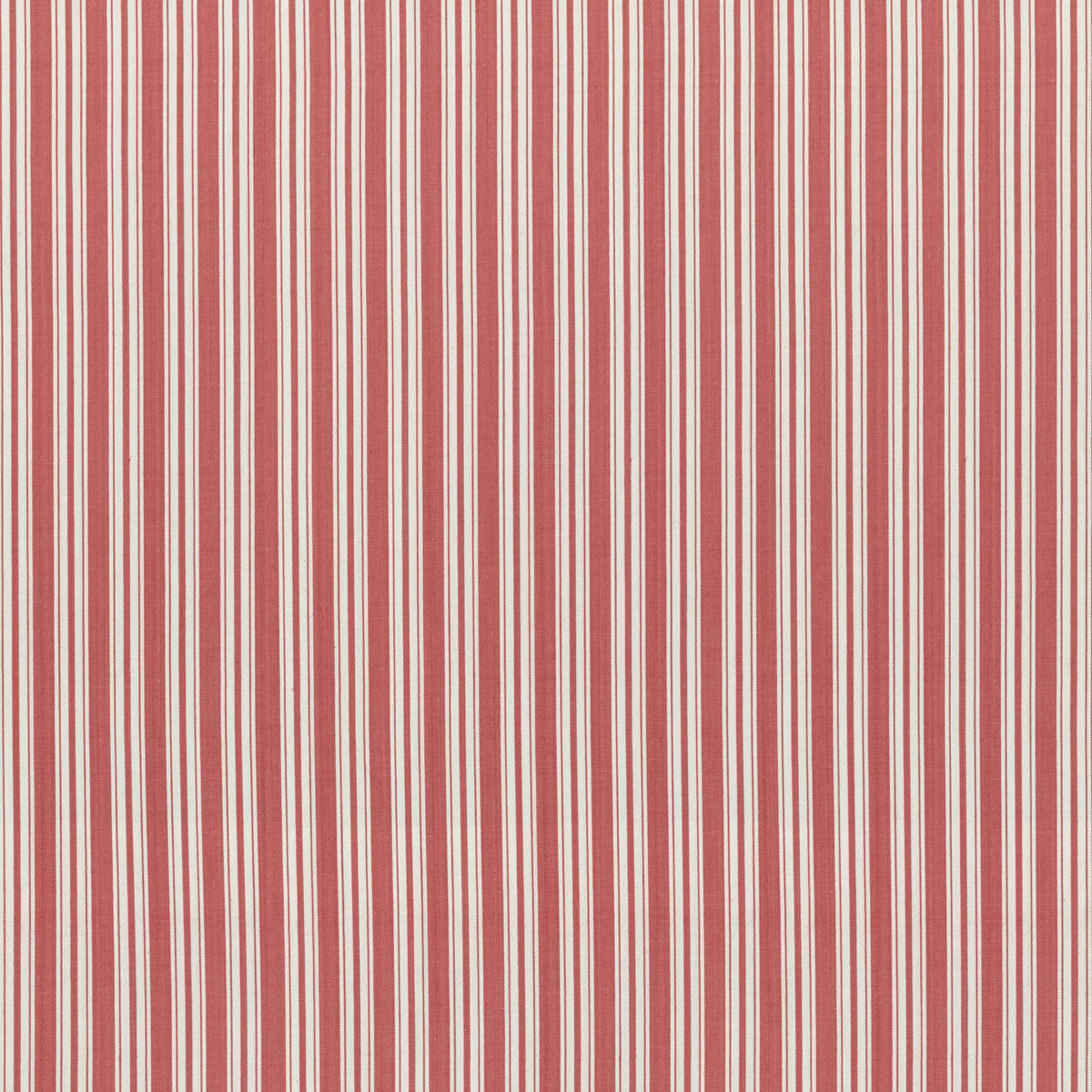 Selune Stripe fabric in red color - pattern 8022118.19.0 - by Brunschwig & Fils in the Normant Checks And Stripes II collection