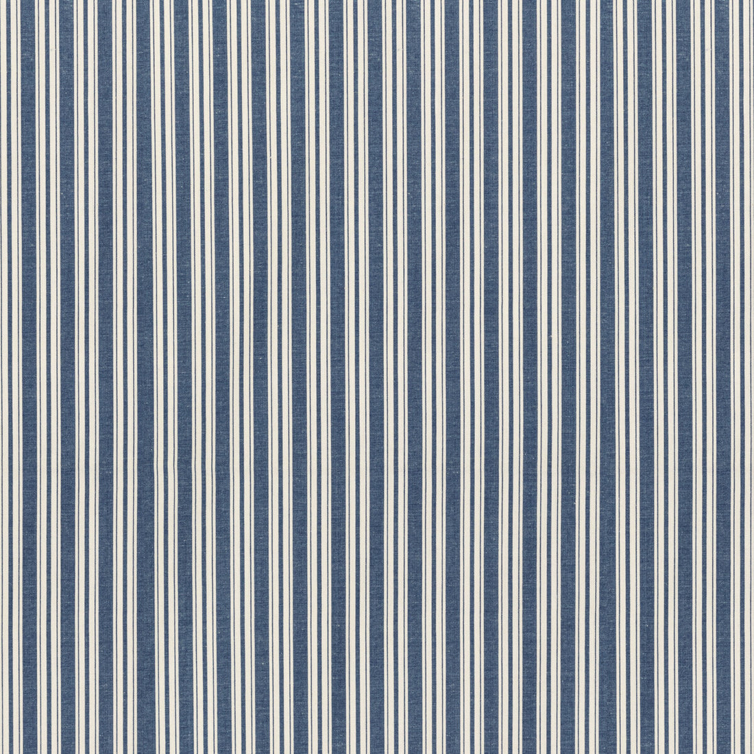 Selune Stripe fabric in navy color - pattern 8022118.50.0 - by Brunschwig &amp; Fils in the Normant Checks And Stripes II collection