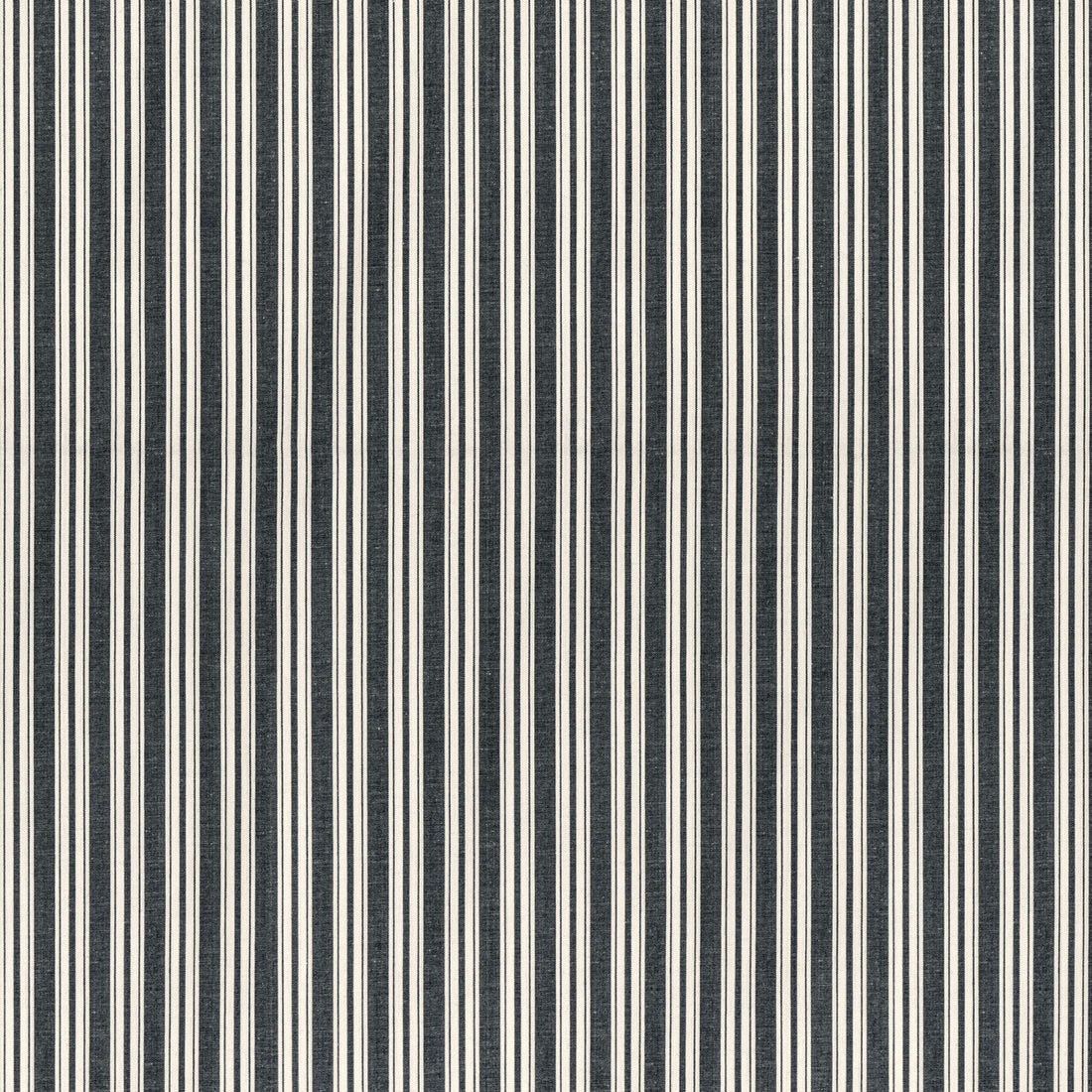 Selune Stripe fabric in noir color - pattern 8022118.8.0 - by Brunschwig &amp; Fils in the Normant Checks And Stripes II collection