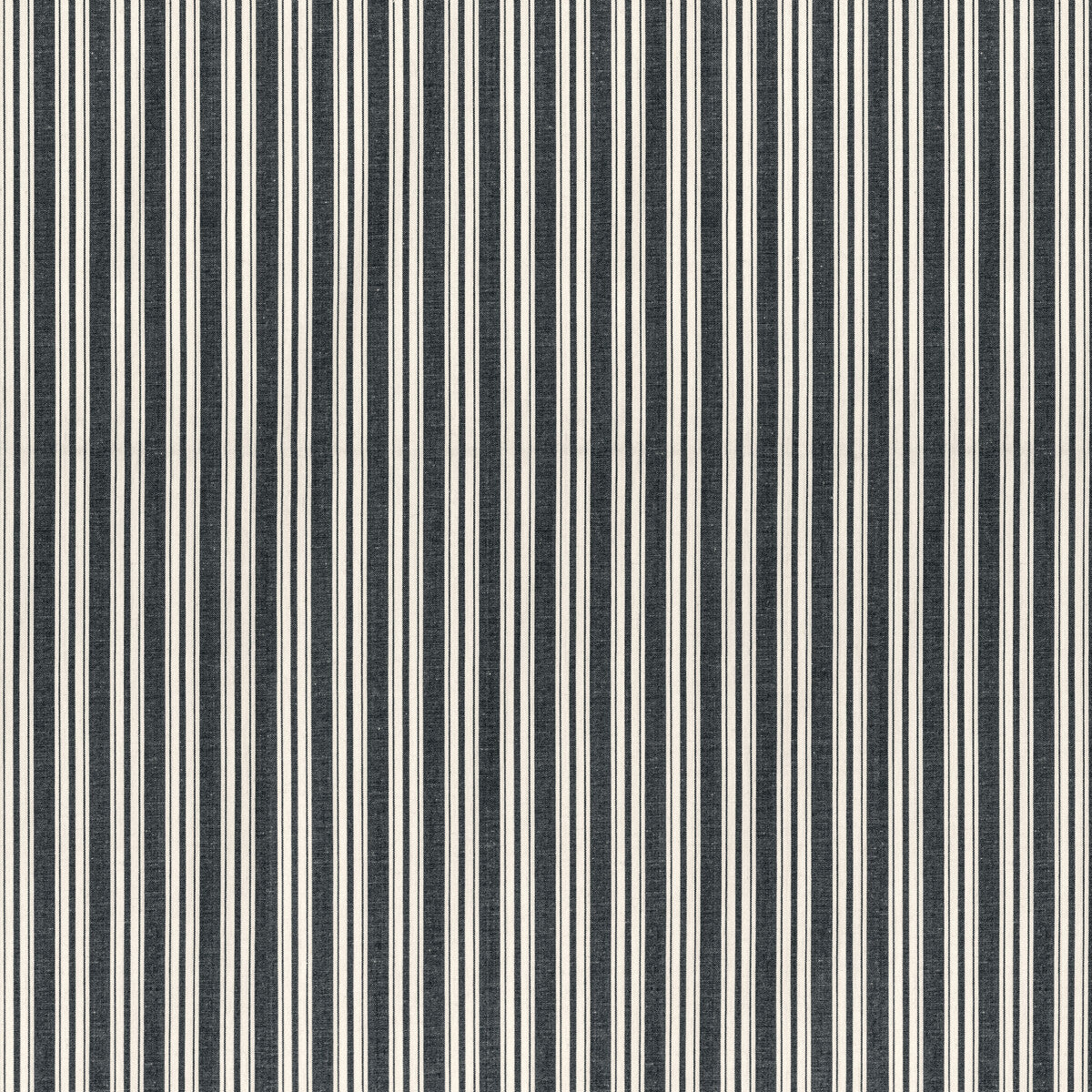 Selune Stripe fabric in noir color - pattern 8022118.8.0 - by Brunschwig & Fils in the Normant Checks And Stripes II collection