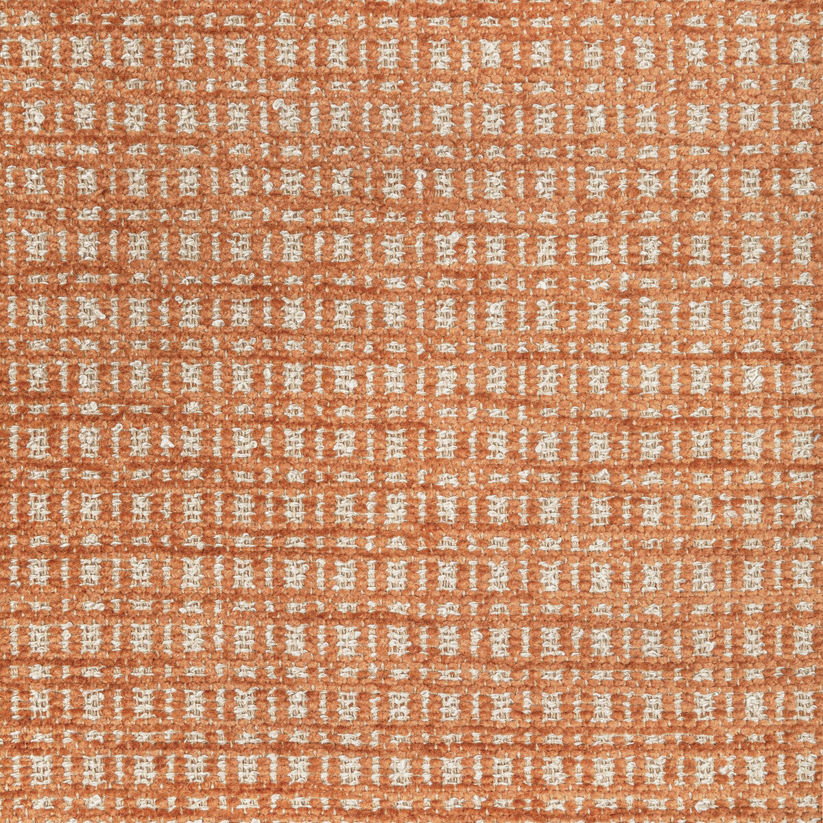 Landiers Texture fabric in orange color - pattern 8022123.12.0 - by Brunschwig & Fils in the Chambery Textures III collection