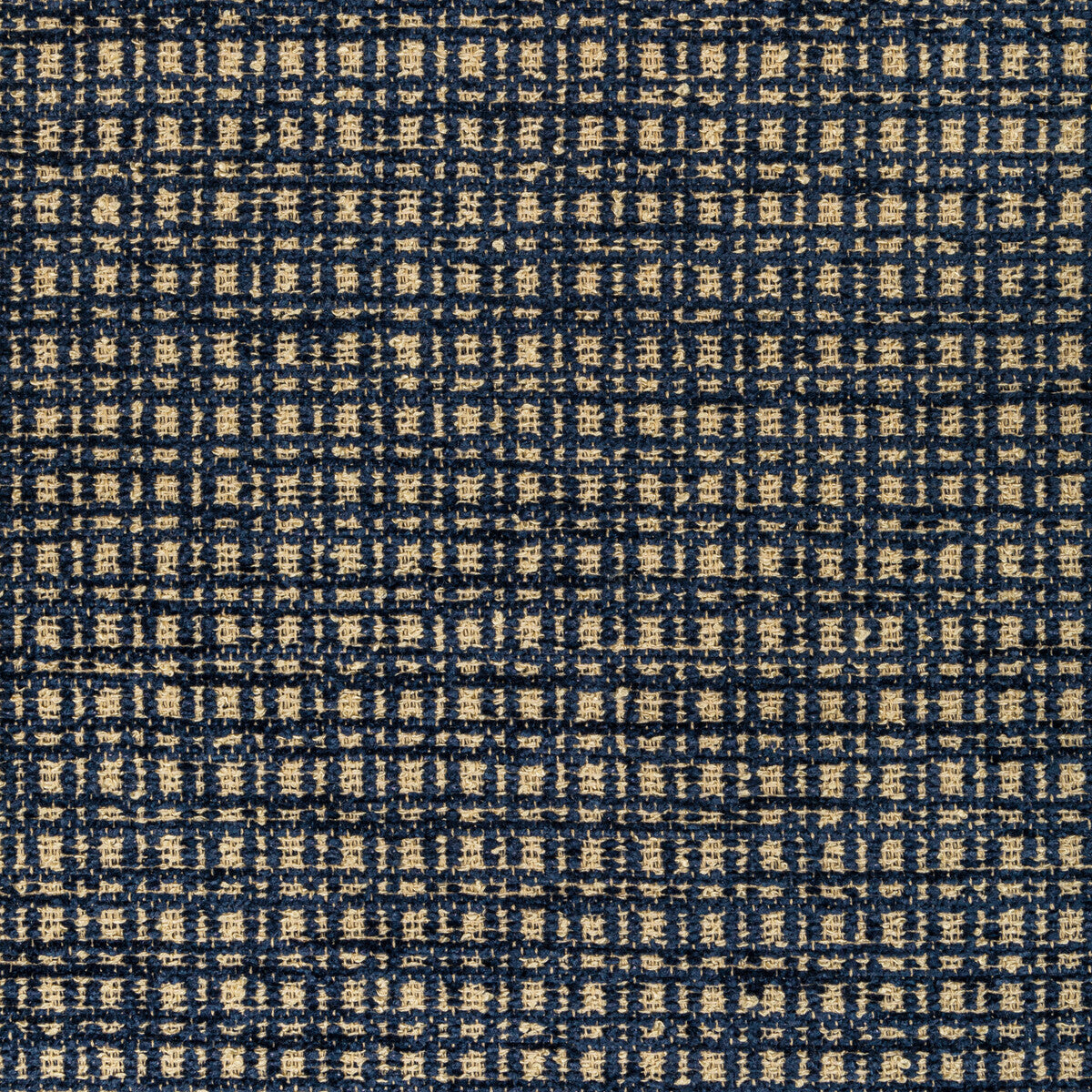 Landiers Texture fabric in navy color - pattern 8022123.50.0 - by Brunschwig & Fils in the Chambery Textures III collection