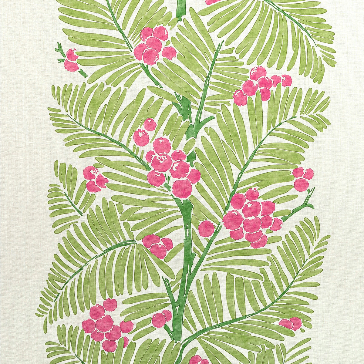 Palmar Print fabric in spring color - pattern 8022138.73.0 - by Brunschwig & Fils in the Majorelle collection
