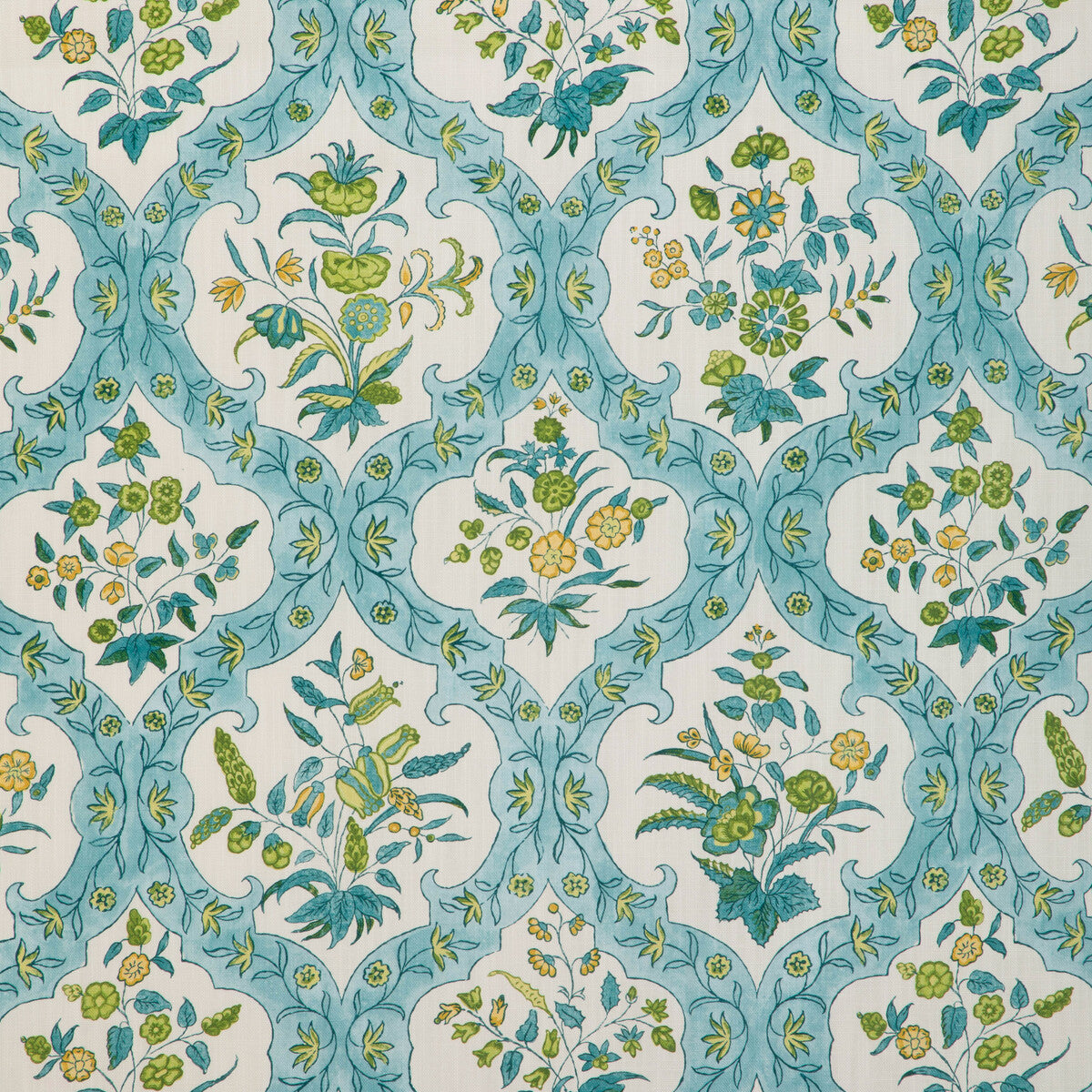Ventoux Print fabric in aqua color - pattern 8023102.313.0 - by Brunschwig & Fils in the Cadenet collection