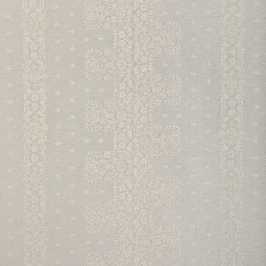 Coulet Sheer fabric in ivory color - pattern 8023109.1.0 - by Brunschwig &amp; Fils in the Anduze Embroideries collection