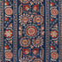 Saanvi Emb fabric in blue/red color - pattern 8023113.195.0 - by Brunschwig & Fils in the Anduze Embroideries collection