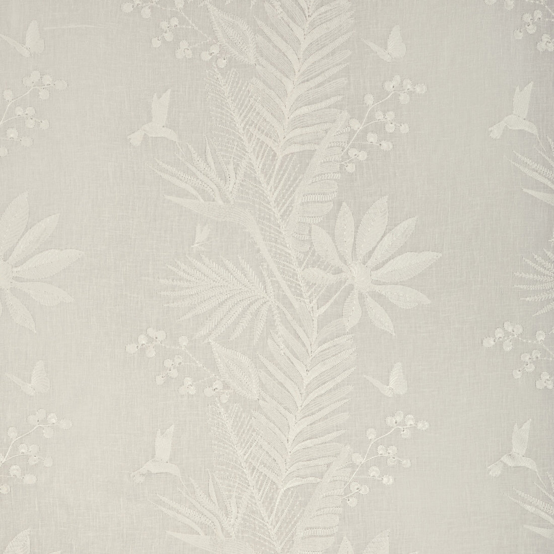 Manda Sheer fabric in 1 color - pattern 8023115.1.0 - by Brunschwig &amp; Fils in the Anduze Embroideries collection