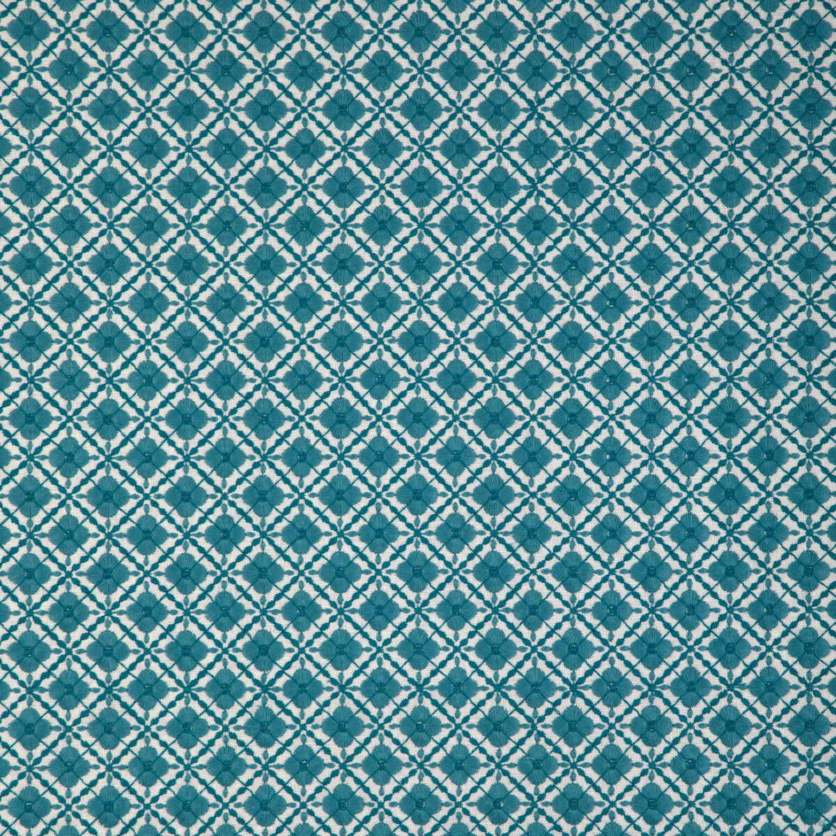 Ines Emb fabric in aqua color - pattern 8023119.1313.0 - by Brunschwig & Fils in the Anduze Embroideries collection