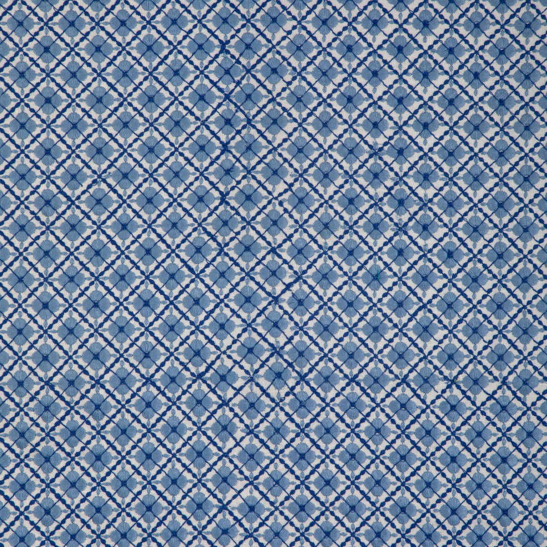 Ines Emb fabric in blue color - pattern 8023119.155.0 - by Brunschwig &amp; Fils in the Anduze Embroideries collection