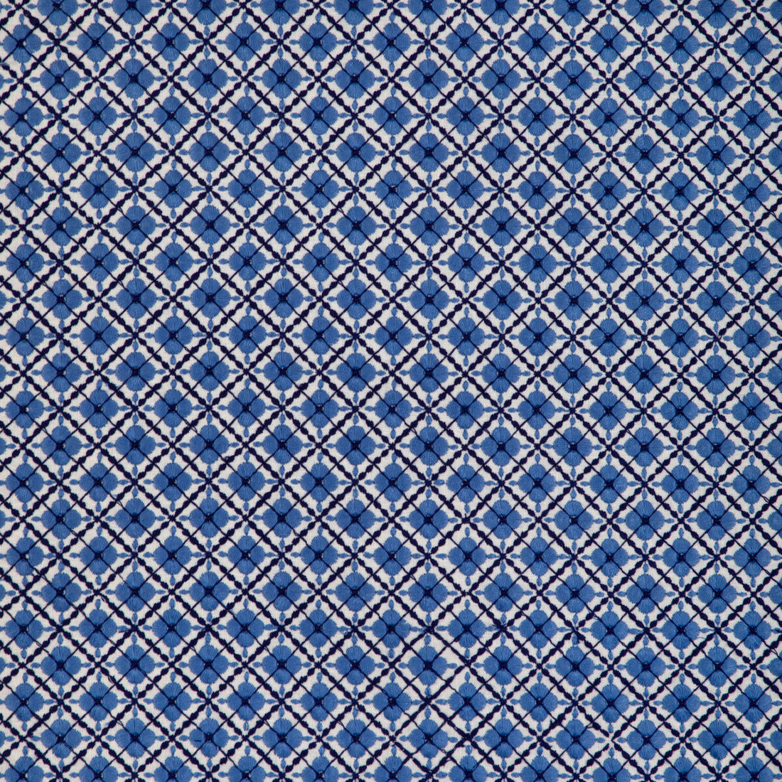 Ines Emb fabric in navy color - pattern 8023119.550.0 - by Brunschwig &amp; Fils in the Anduze Embroideries collection