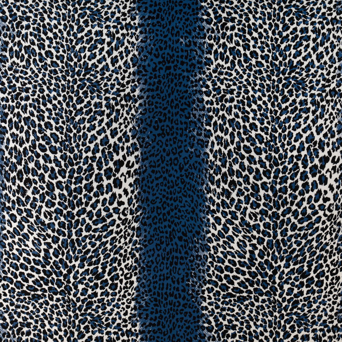 Leopard II fabric in blue color - pattern 8023125.51.0 - by Brunschwig &amp; Fils in the Madeleine Castaing Indoor/Outdoor collection