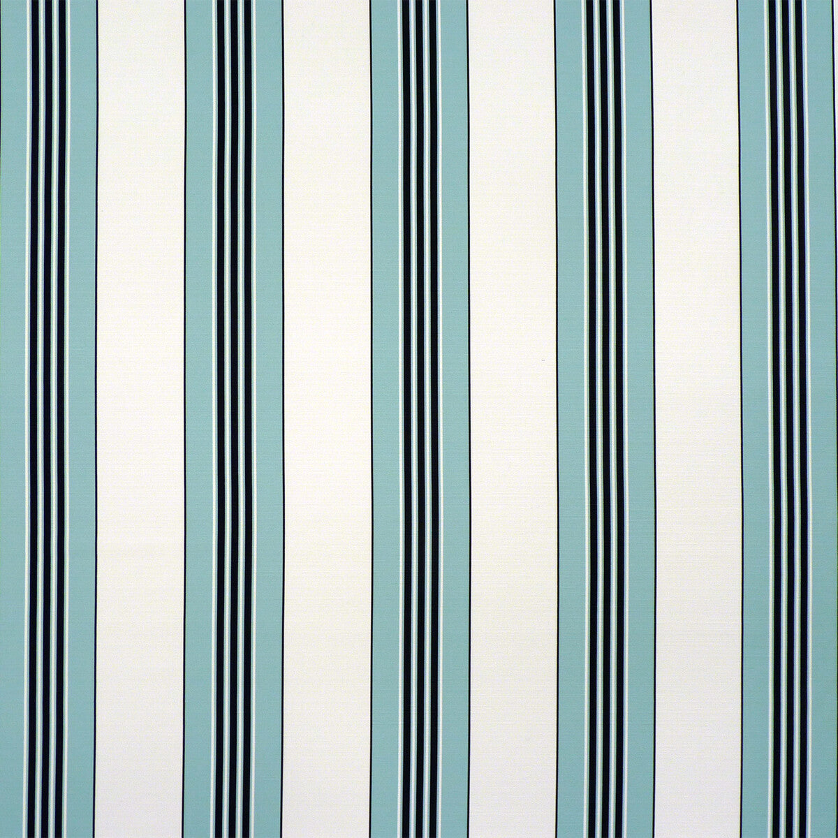 Rayure II fabric in aqua color - pattern 8023126.131.0 - by Brunschwig & Fils in the Madeleine Castaing Indoor/Outdoor collection