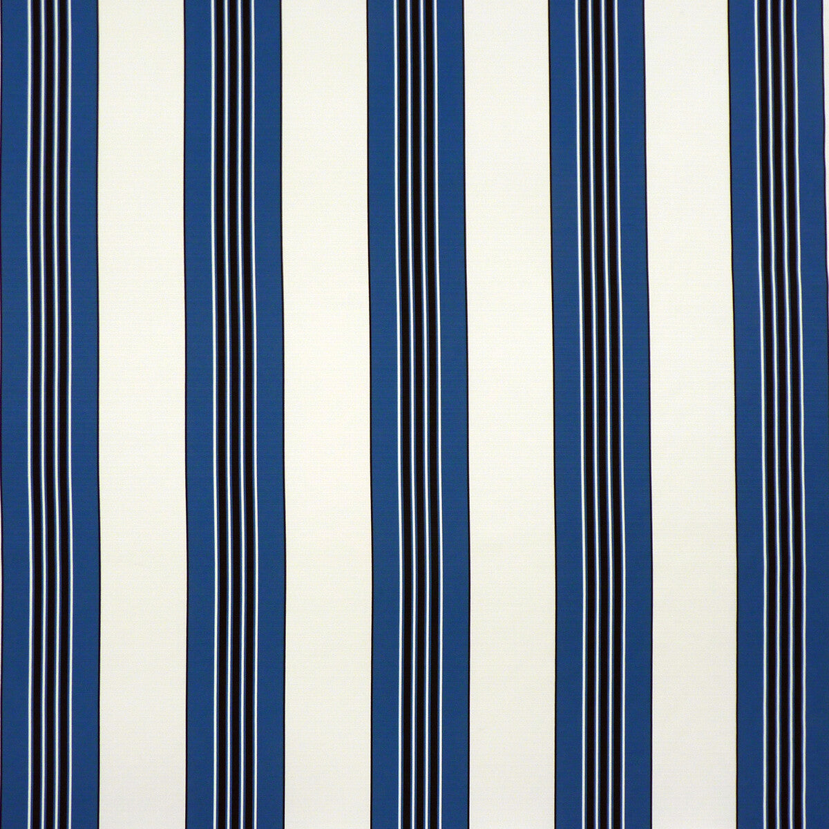 Rayure II fabric in blue color - pattern 8023126.51.0 - by Brunschwig & Fils in the Madeleine Castaing Indoor/Outdoor collection