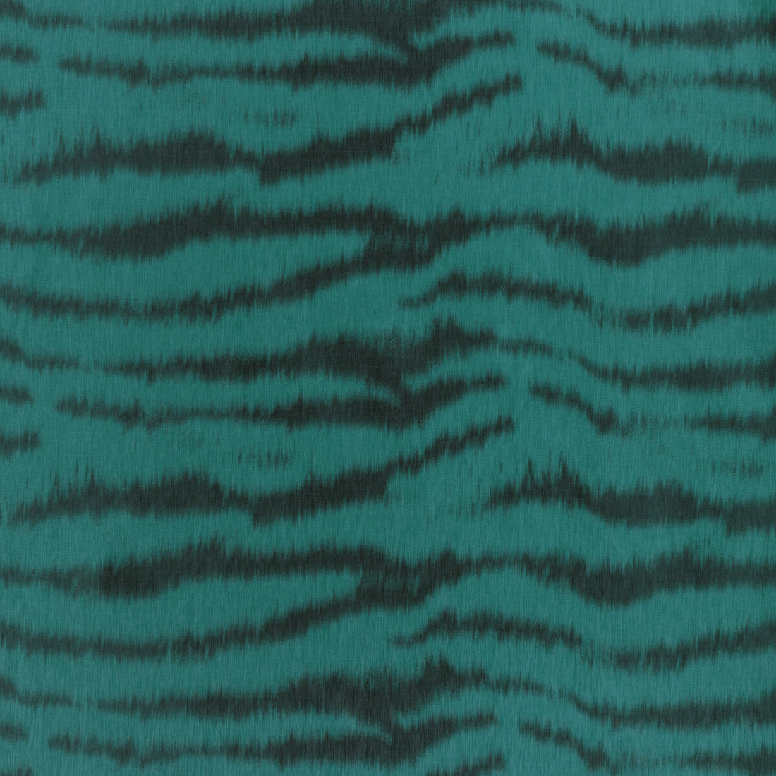 Tigre Warp Print fabric in teal color - pattern 8023137.13.0 - by Brunschwig &amp; Fils in the Celeste collection