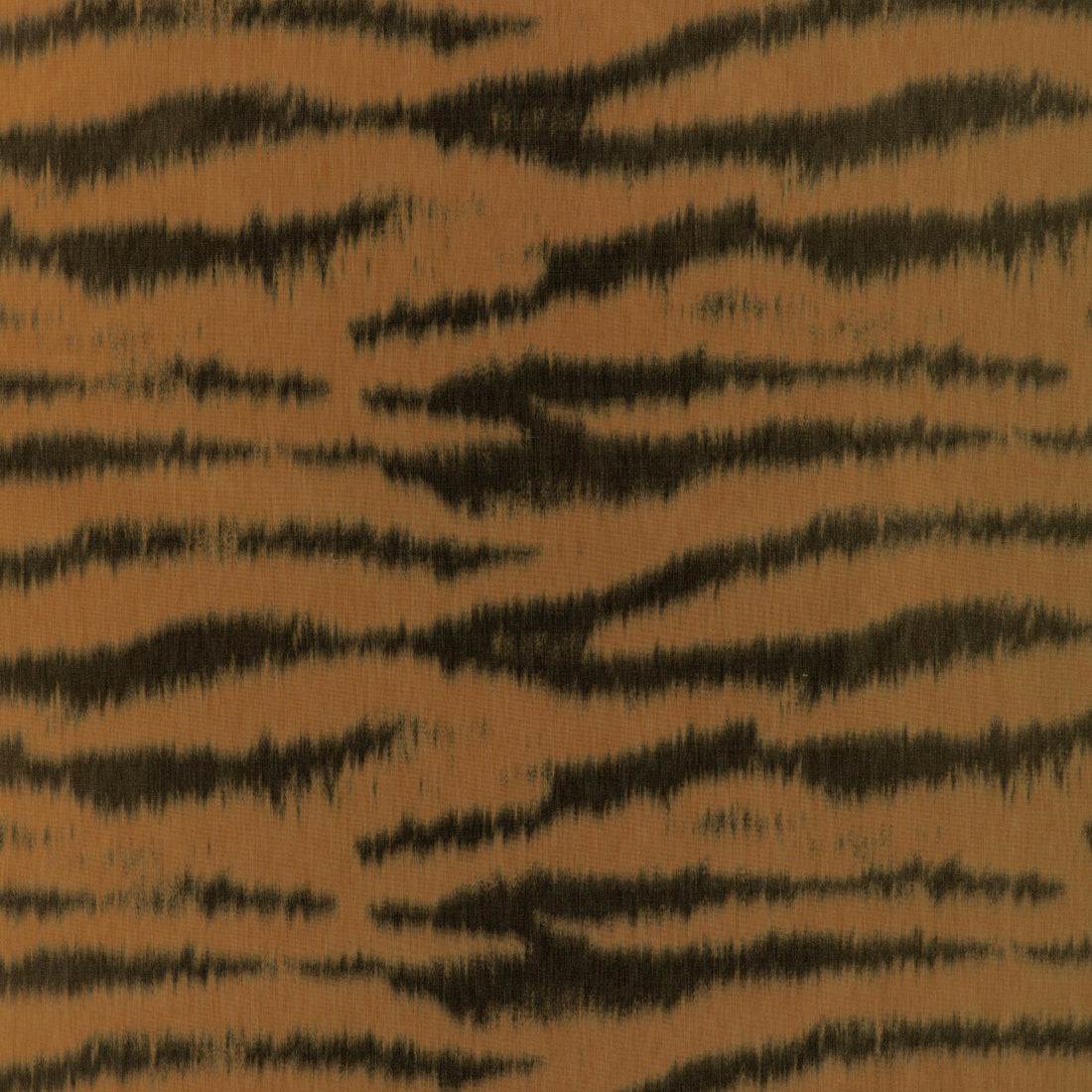 Tigre Warp Print fabric in gold color - pattern 8023137.4.0 - by Brunschwig &amp; Fils in the Celeste collection